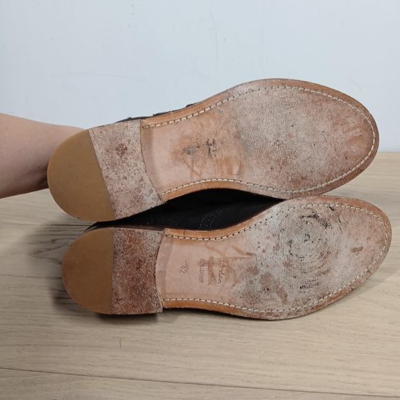 Boden Brown Leather Suede Lace Up Oxford Brogue Oxford Lace Up Shoes 50 - Picture 11 of 14